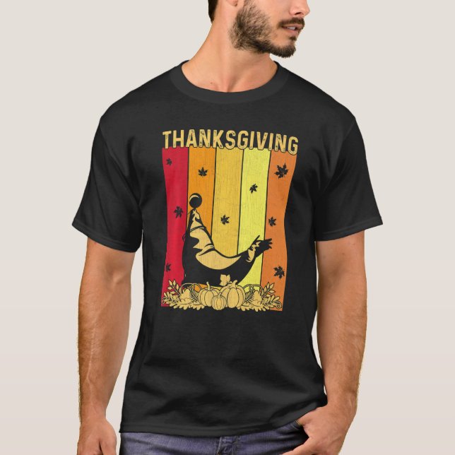 Camiseta Thanksgiving Retro Sea Lion Matching Family Pajama (Frente)