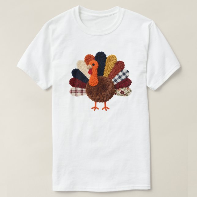 Camiseta Thanksgiving Turkey (Frente do Design)