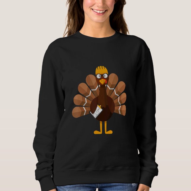 Camiseta Thanksgiving   Turkey Engineer (Frente)