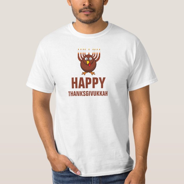 Camiseta Thanksgivukkah feliz 2013 (Frente)