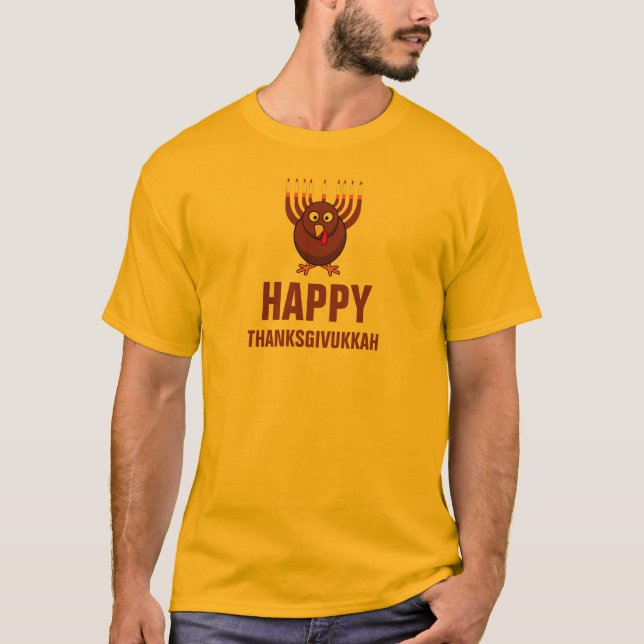 Camiseta Thanksgivukkah feliz 2013 (Frente)