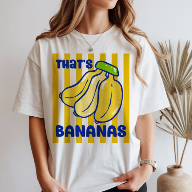 Camiseta That's Bananas Listras (Criador carregado)