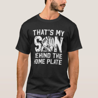 Camiseta That's My Son Baseball Catcher Dad Baseball Catche