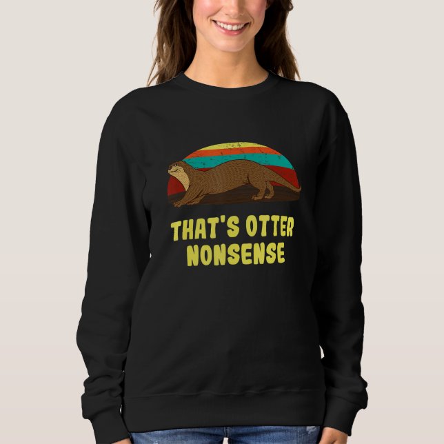 Camiseta That's Otter Nonsense  Otter  Humor Otter (Frente)