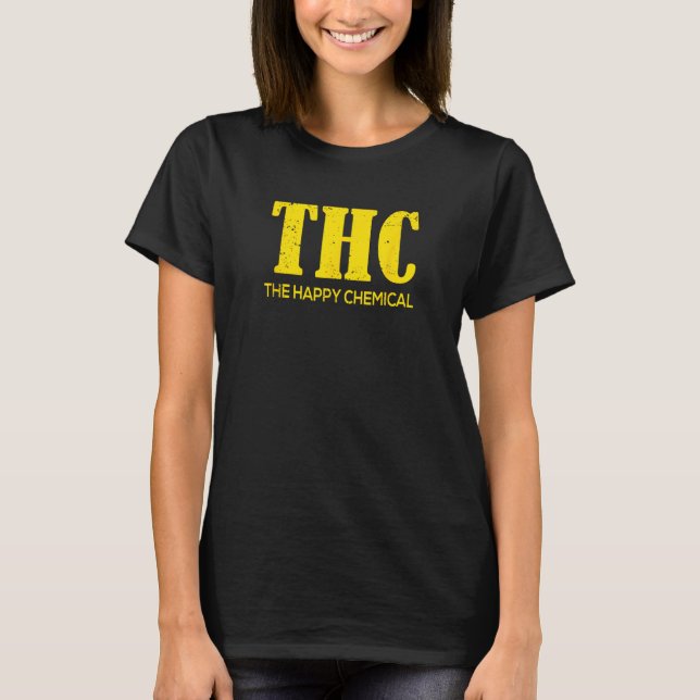 Camiseta THC  O Químico Feliz (Frente)