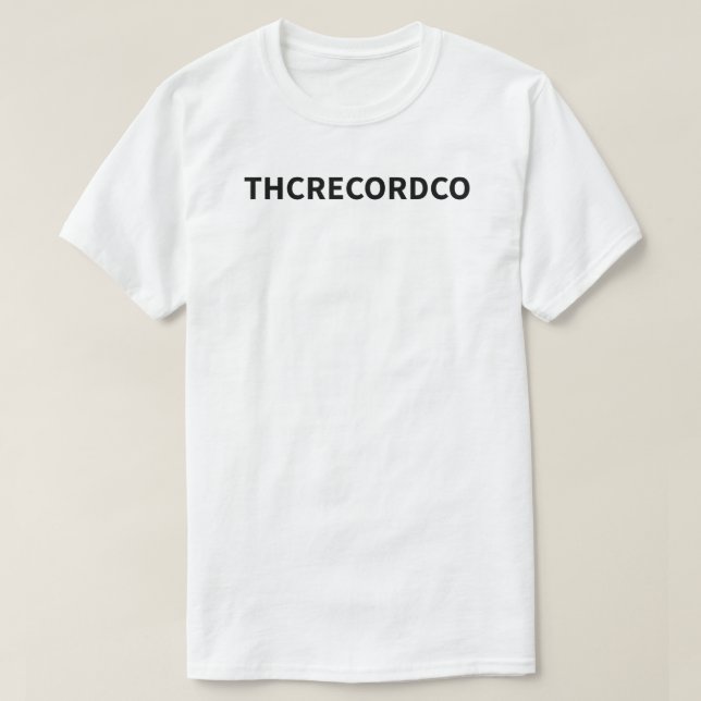 CAMISETA THCRECORDCO (Frente do Design)