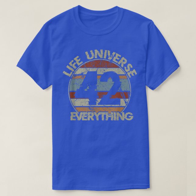 Camiseta The 42 Answer to Life The Universe and Everything  (Frente do Design)