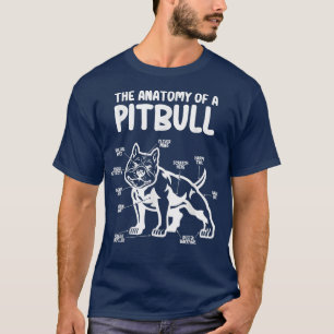 Camiseta The Anatomy of A Pitbull Dog Lover, Funny Dog Owne