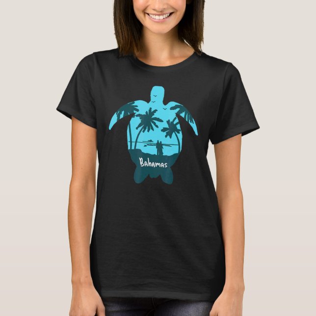 Camiseta The Bahamas souvenir   for men women (Frente)
