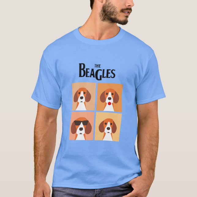 Camiseta the beagles funny (Frente)