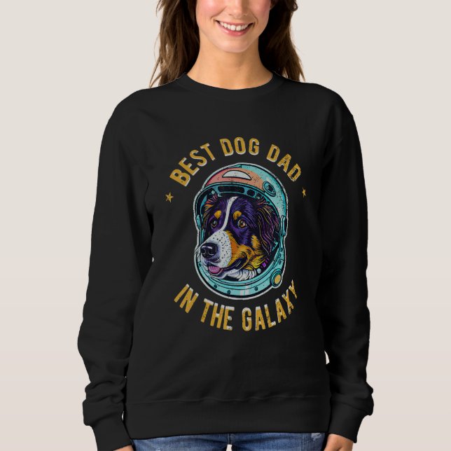 Camiseta The Best Australian Shepherd Dad in the galaxy - A (Frente)