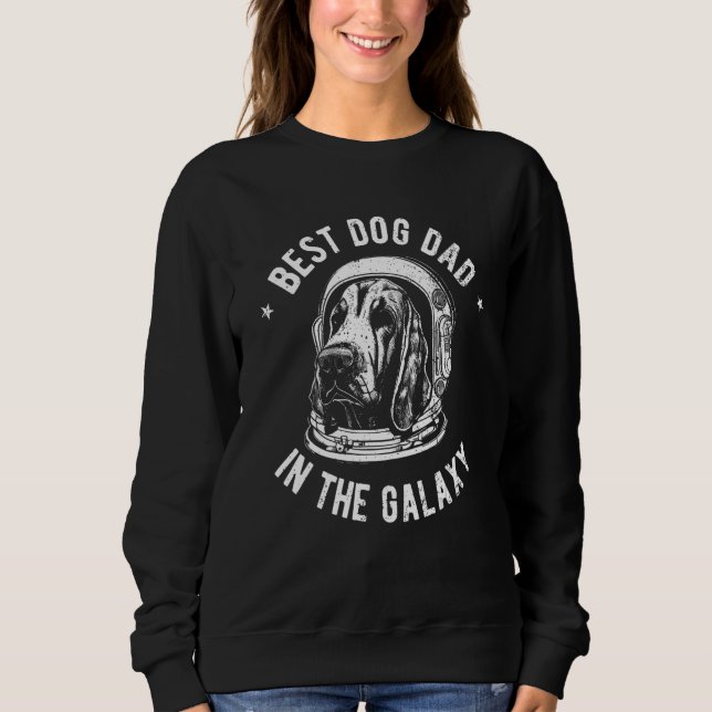 Camiseta The Best Bloodhound Dad in the galaxy - Bloodhound (Frente)