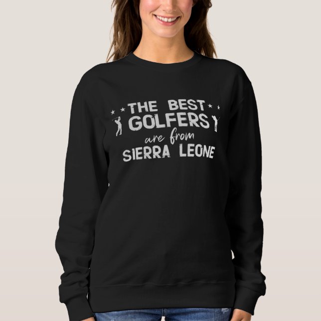 Camiseta The best golfers are from Sierra Leone (Frente)