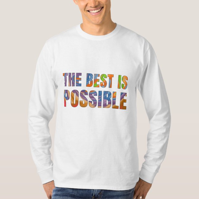 Camiseta The best is possible  (Frente)