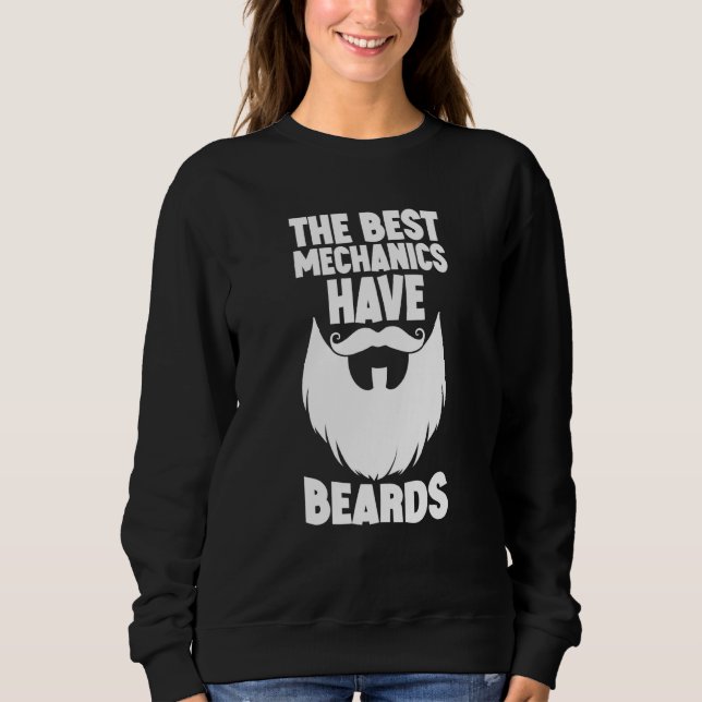 Camiseta The Best Mechanics Have Beards  Swea (Frente)