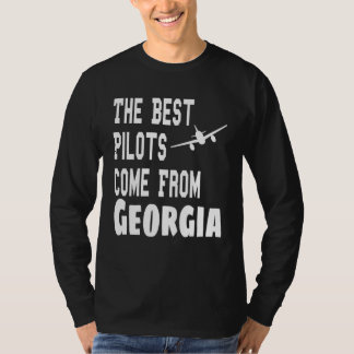 Camiseta The Best Pilots Come From Georgia Aviation Flying