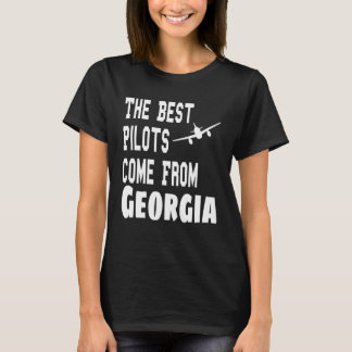 Camiseta The Best Pilots Come From Georgia Aviation Flying