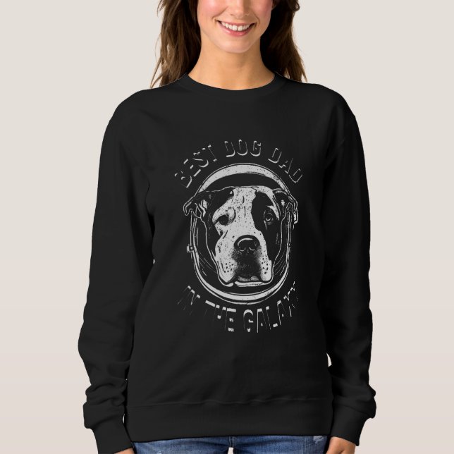 Camiseta The Best Pitbull dog Dad in the galaxy - Pitbull_2 (Frente)