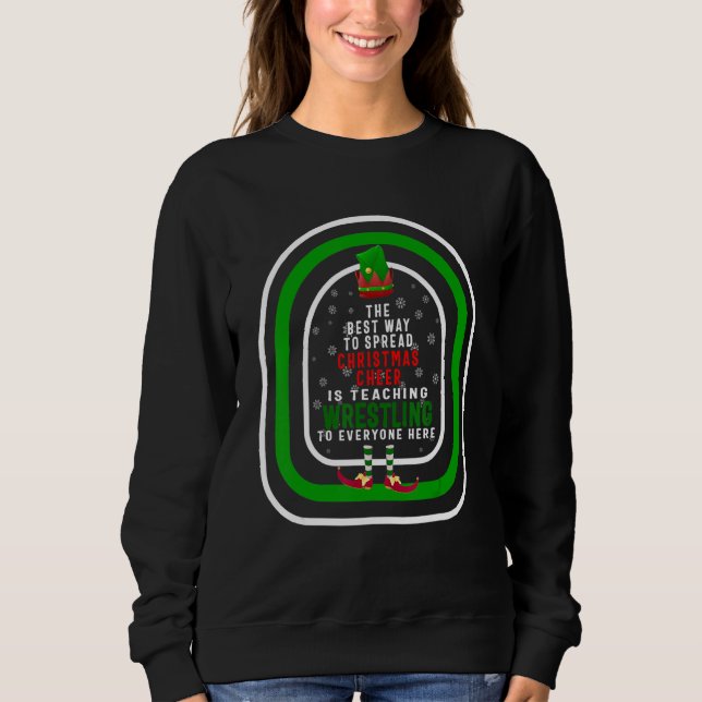 Camiseta The Best Way To Spread Christmas Cheer Is Teaching (Frente)