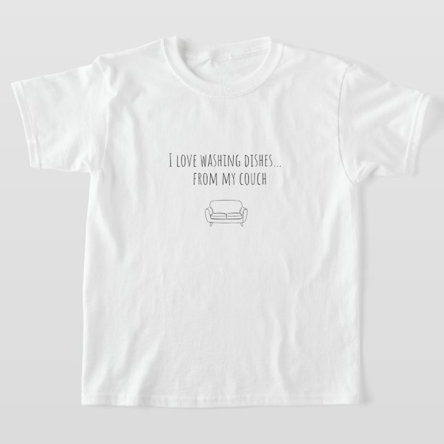 Camiseta The best way to wash dishes (Postura )