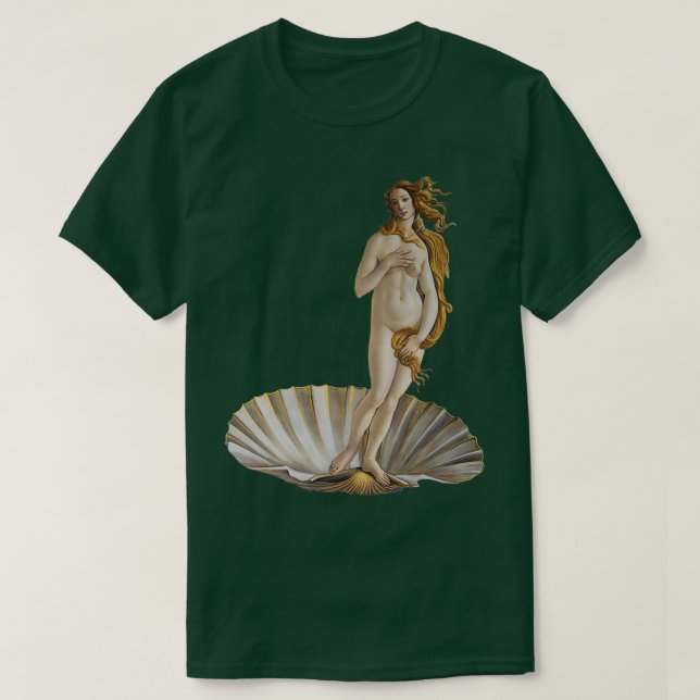 Camiseta The birth of Venus Sandro Botticelli 1 (Frente do Design)