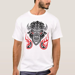 Camiseta The bison goes through the fire