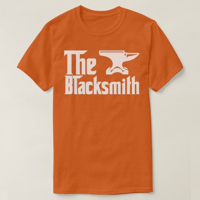 Camiseta The blacksmith job gifts for father T (Frente do Design)