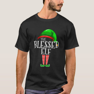 Camiseta The Blessed Elf Group Matching Family Christmas