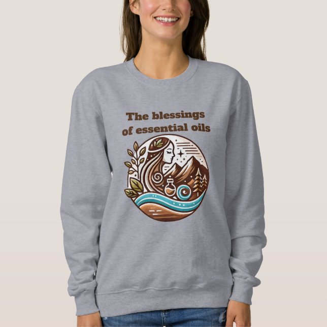 Camiseta The blessings of essential oils (Frente)