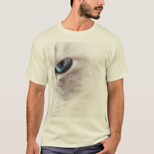 Camiseta The blue eye of the cat (Frente)