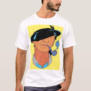 Camiseta The Blue Smoke Sailor: Minimalist Portrait