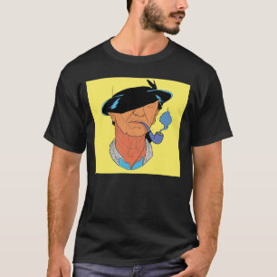 Camiseta The Blue Smoke Sailor: Minimalist Portrait
