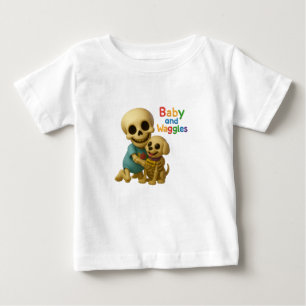 Camiseta 👶🐾 The Boneheads™ — Bebê e Waggles