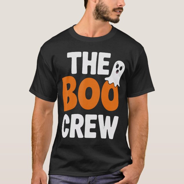 Camiseta The Boo Crew Family Costume Group Halloween (Frente)