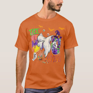Camiseta The Boo Crew Funny Ghost Dabbing Boo Halloween Cos