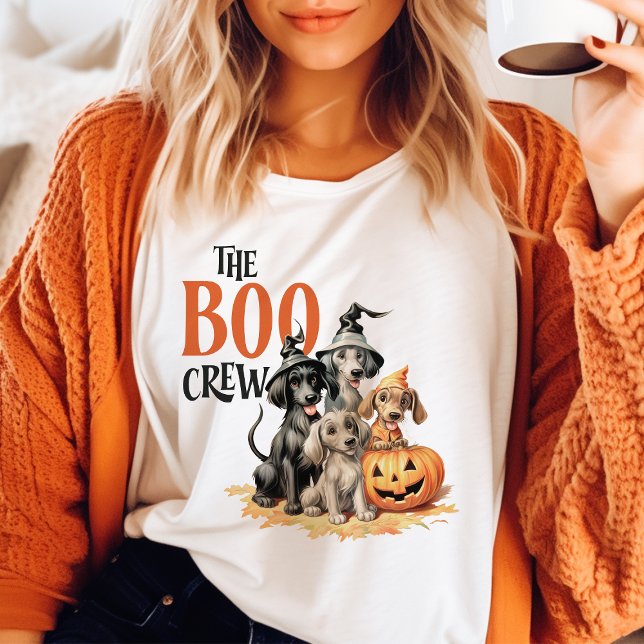 Camiseta The Boo Crew Vintage Halloween (Criador carregado)