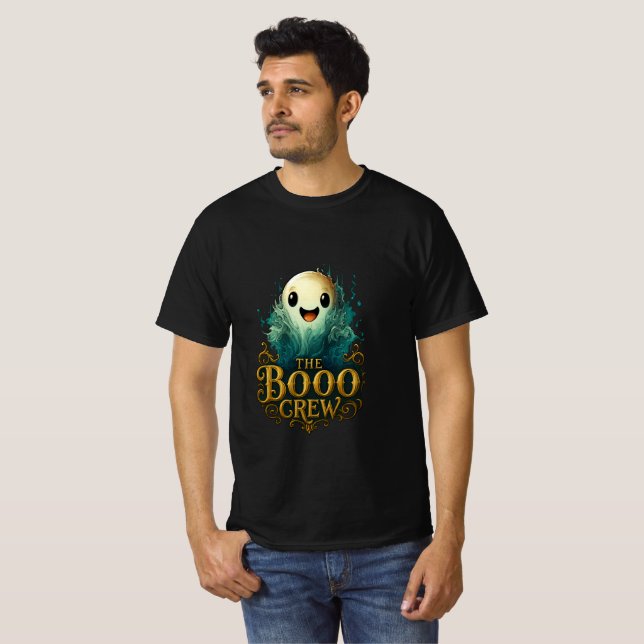 Camiseta The Booo Crew Cute Ghost Design (Frente Completa)