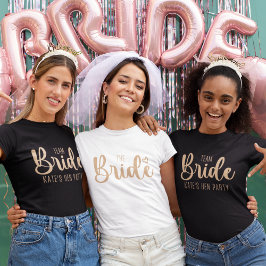 Camiseta The Bride Elegant Bachelorette