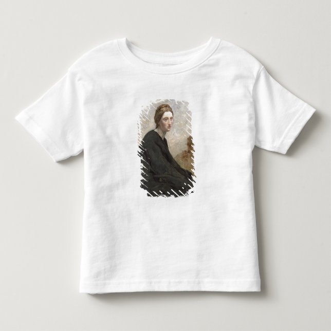 Camiseta The brooding girl, c.1857 (Frente)
