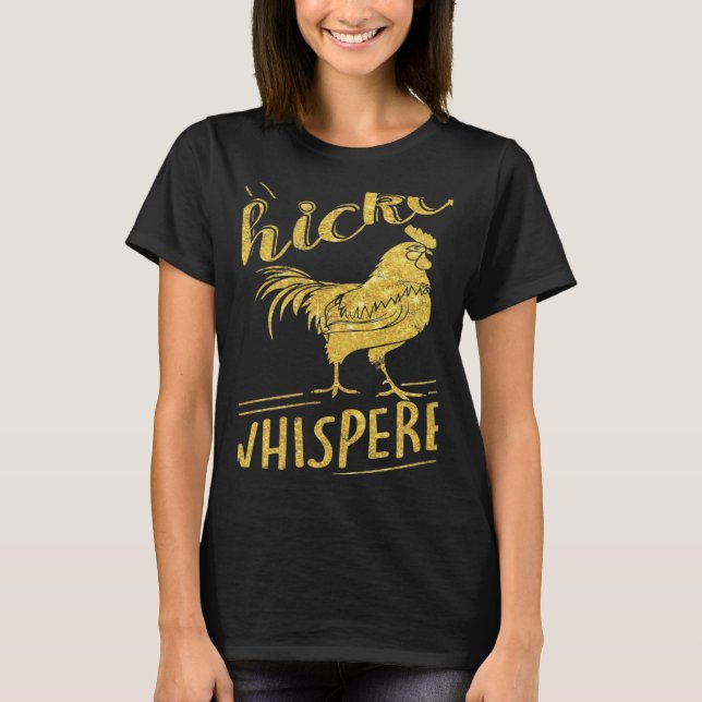 Camiseta The Chicken Whisperer Golden Rooster (Frente)