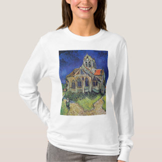 Camiseta The Church at Auvers 1890 by Vincent van Gogh