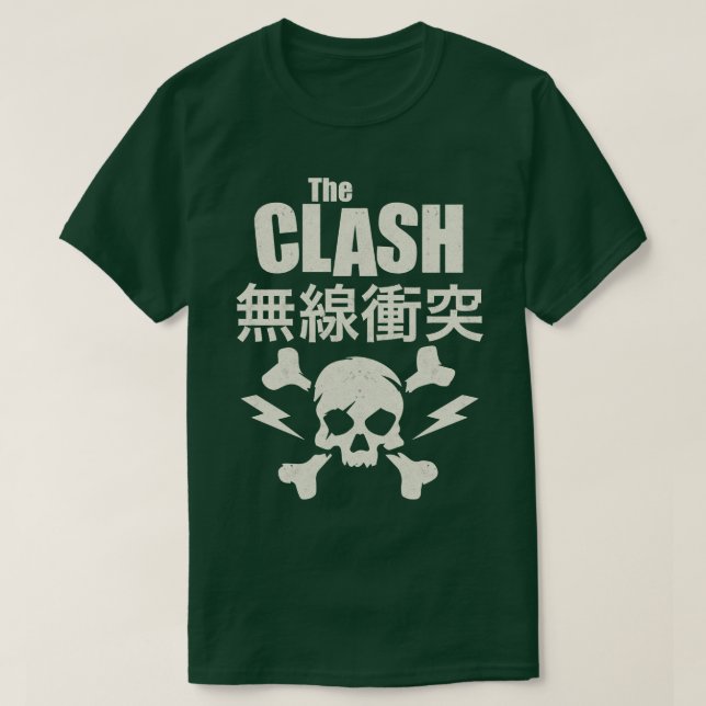 Camiseta The Clash Vintage Japan Tour (Frente do Design)