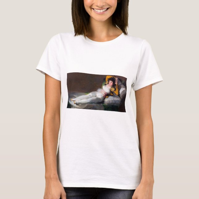 Camiseta The Clothed Maja, Francisco Goya, 1798-1803 (Frente)