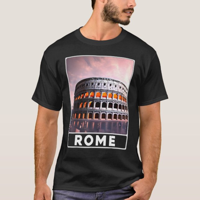 Camiseta The Colosseum Rome Italy Souvenir (Frente)