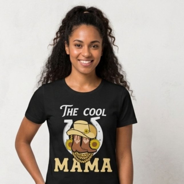 Camiseta The Cool Mama | Western Mother’s Day Unique (Criador carregado)