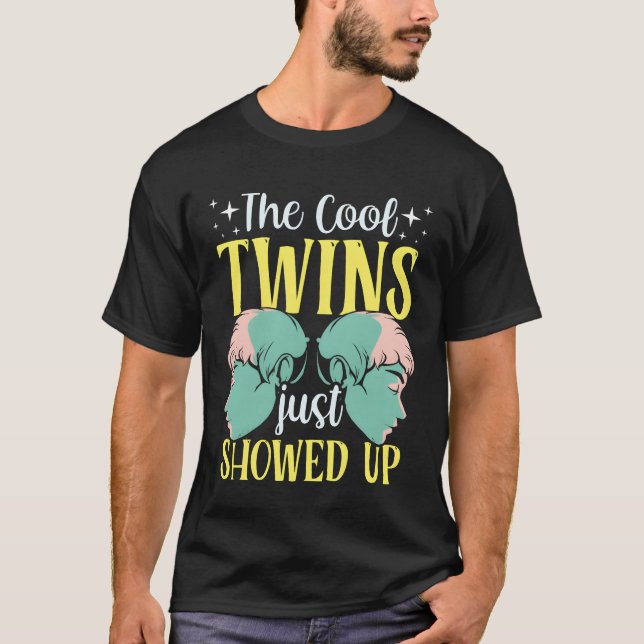 Camiseta The Coolwins Just Showed Upwin Humor Funny girl (Frente)