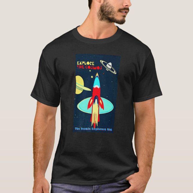 Camiseta The Cosmic Explorers Club Explore The Cosmos (#07) (Frente)