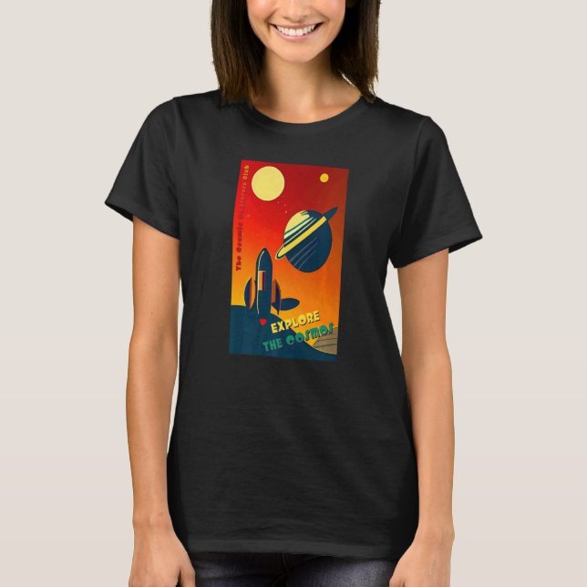Camiseta The Cosmic Explorers Club Explore The Cosmos (#09) (Frente)