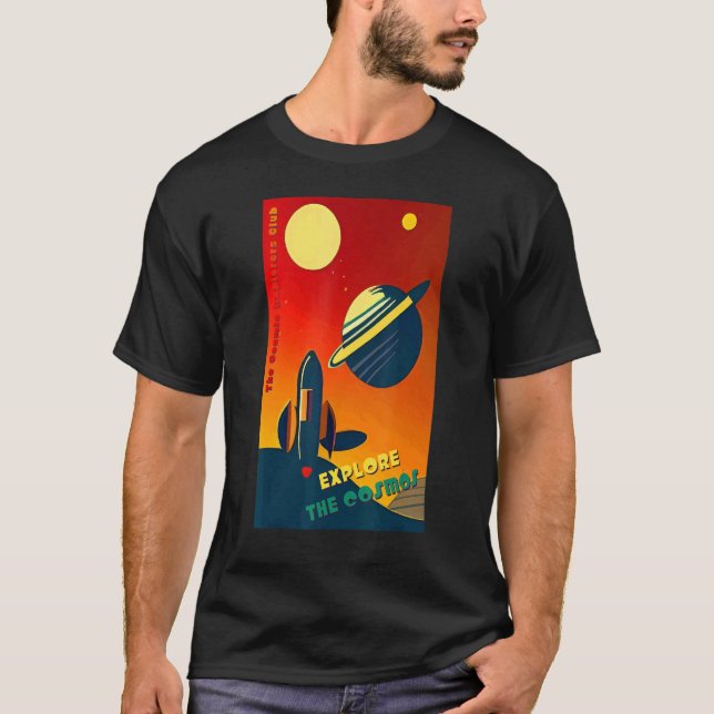 Camiseta The Cosmic Explorers Club Explore The Cosmos (#09) (Frente)