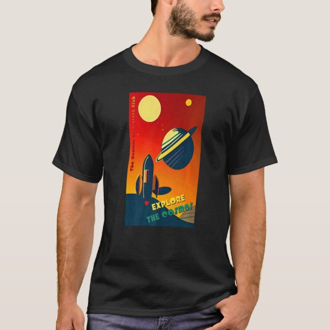 Camiseta The Cosmic Explorers Club Explore The Cosmos (#09) (Frente)